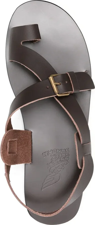 Paris flat leather sandals - Image 4