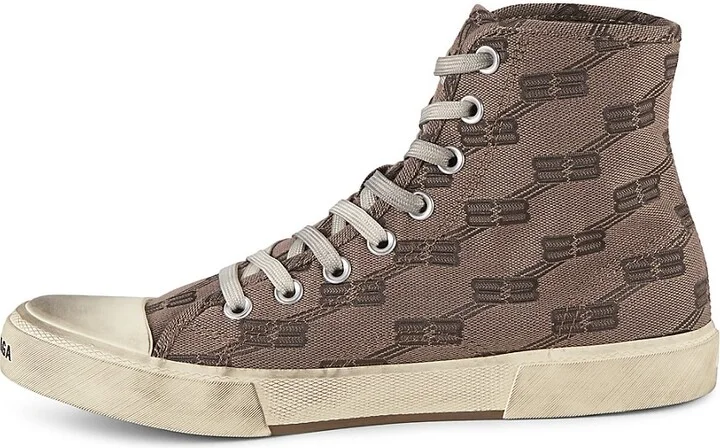 Paris High-Top BB Monogram Sneakers - Image 4