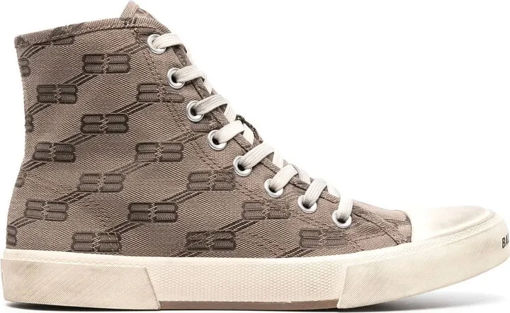 Paris high-top sneakers