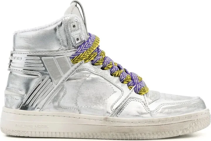 Paris high-top sneakers