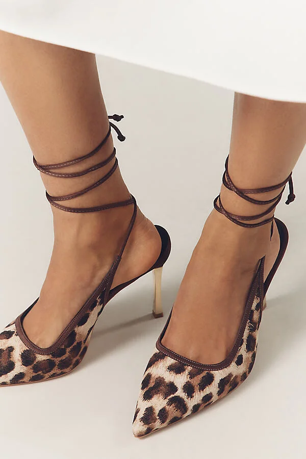 Paris Lace-Up Heels - Image 2