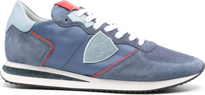 Paris lace-up suede sneakers