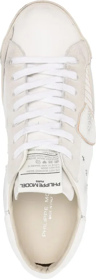 Paris logo-patch sneakers - Image 4
