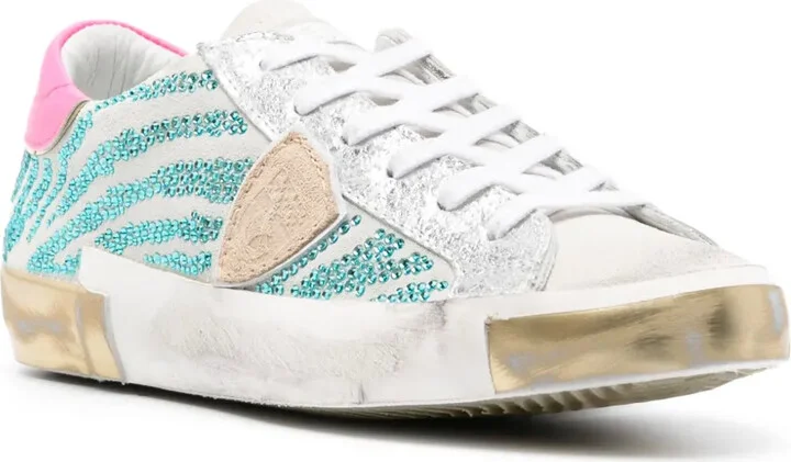 Paris logo-patch sneakers - Image 2
