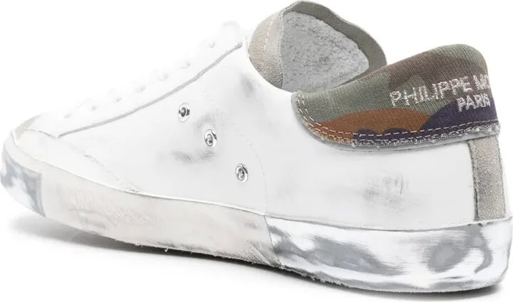 Paris logo-patch sneakers - Image 3