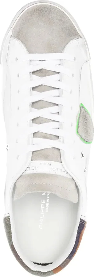 Paris logo-patch sneakers - Image 4