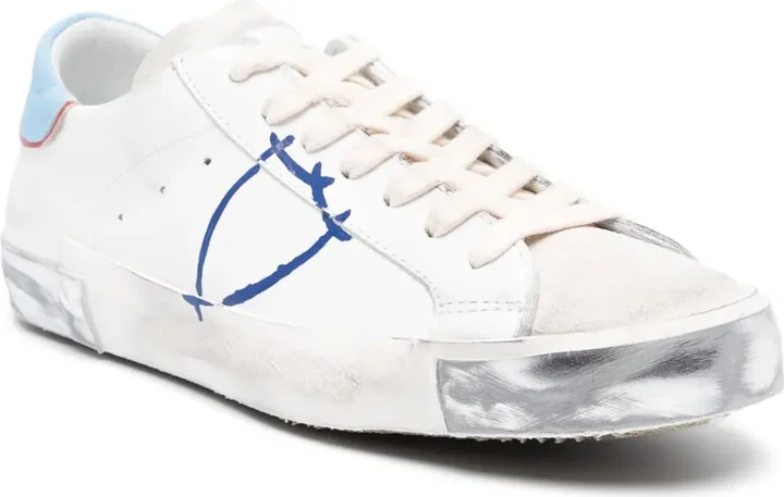 Paris logo-patch sneakers - Image 2