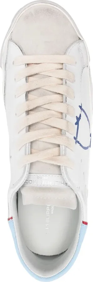 Paris logo-patch sneakers - Image 4