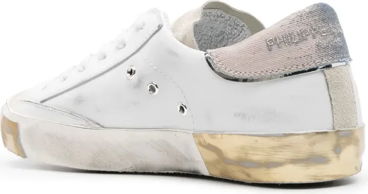 Paris logo-patch sneakers - Image 3