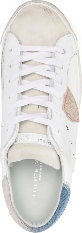 Paris logo-patch sneakers - Image 4