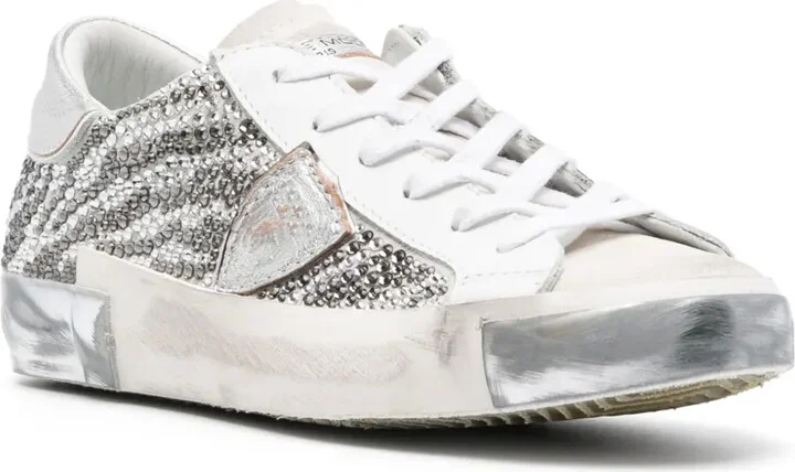 Paris logo-patch sneakers - Image 2