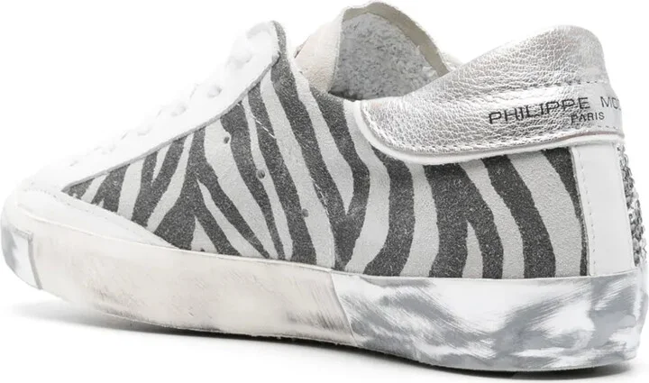 Paris logo-patch sneakers - Image 3