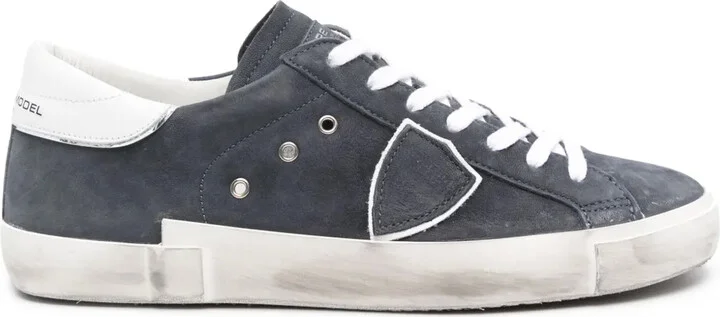Paris logo-patch sneakers