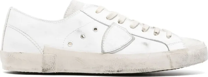 Paris logo-patch sneakers