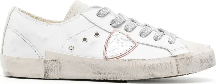 Paris logo-patch sneakers