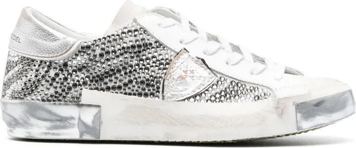 Paris logo-patch sneakers