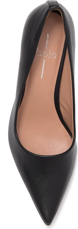Paris Pointed Toe Leather Pump - Image 4