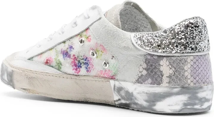 Paris snakeskin-print sneakers - Image 3