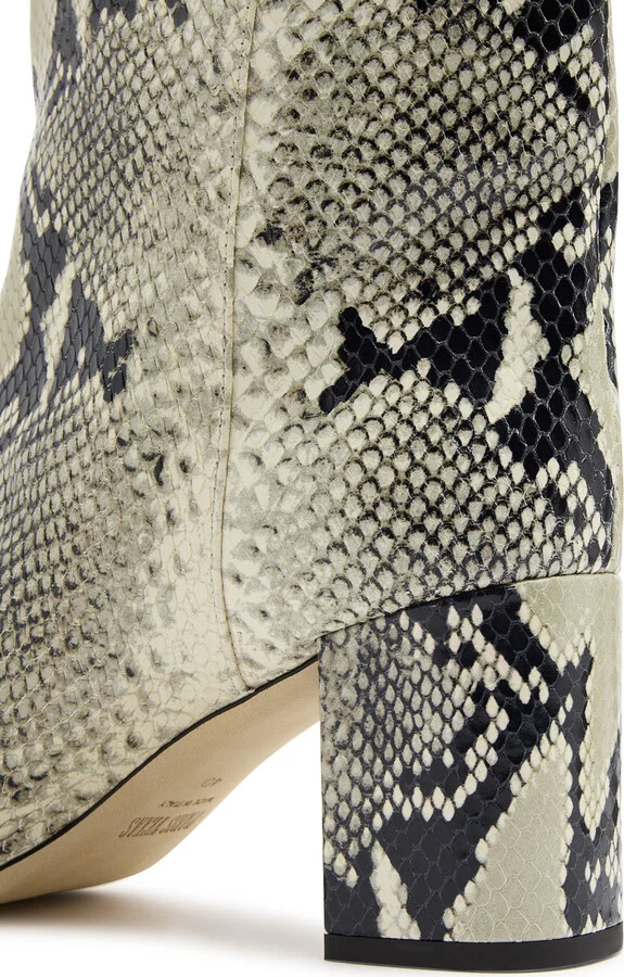 Paris Texas Anja 70 Python-effect Leather Knee-high Boots - Image 4