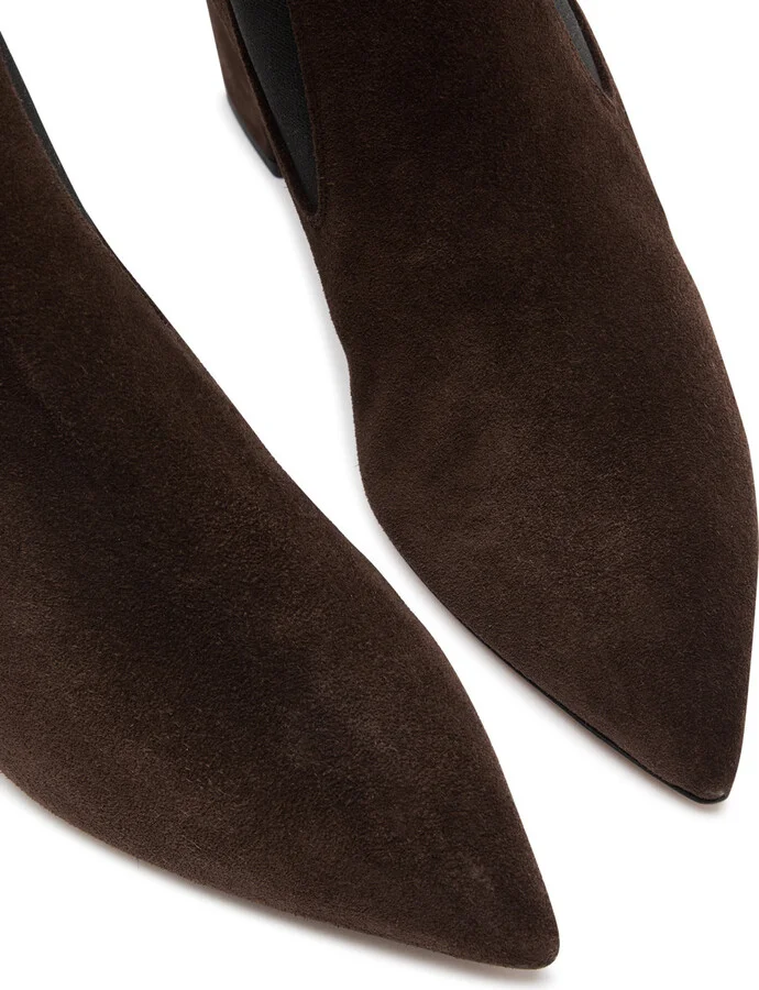 Paris Texas Anja 70 Suede Ankle Boots - Image 3