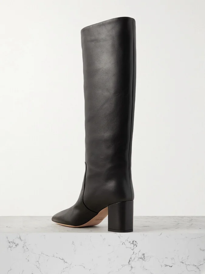 Paris Texas - Anja Leather Knee Boot - Black - Image 3
