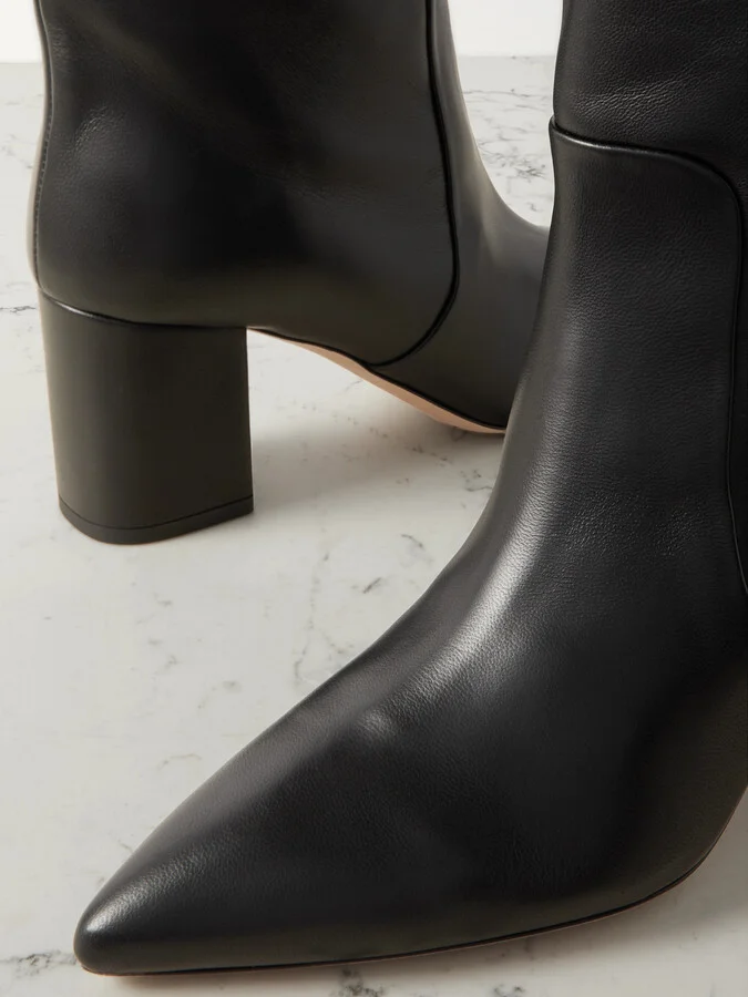 Paris Texas - Anja Leather Knee Boot - Black - Image 4