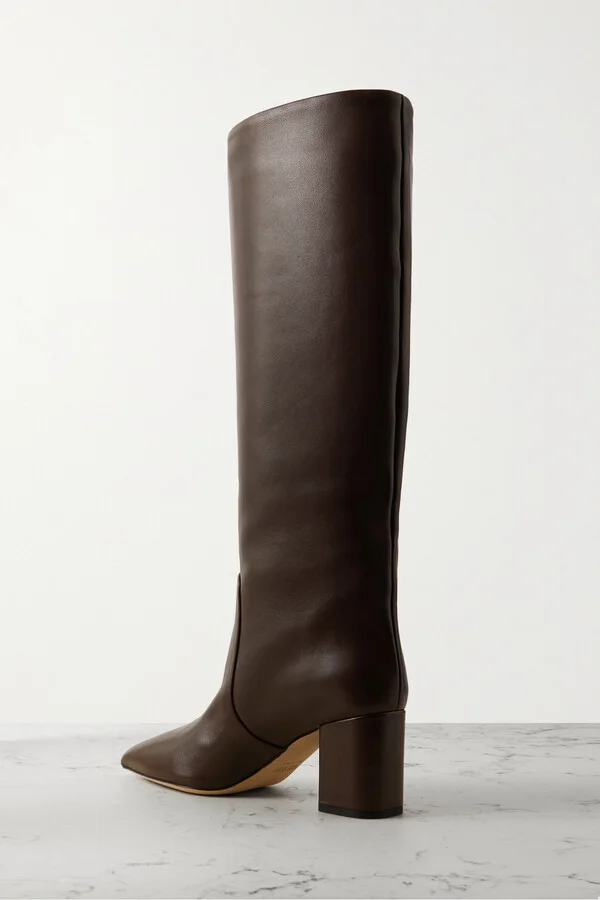 Paris Texas - Anja Leather Knee Boots - Brown - Image 3