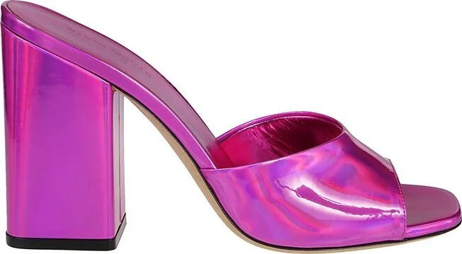 Paris Texas Anja Open Toe Slip-On Mules