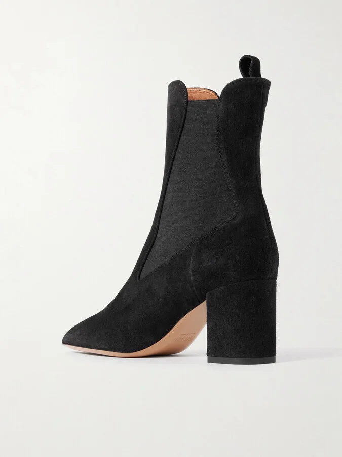Paris Texas - Anja Suede Ankle Boots - Black - Image 3