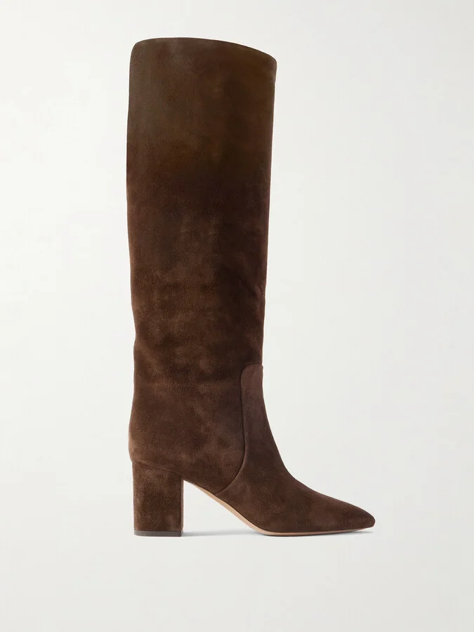 Paris Texas - Anja Suede Knee Boots - Brown
