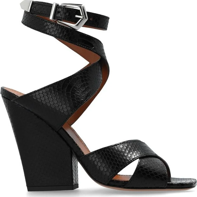 Paris Texas Arizona Embossed Heeled Sandals