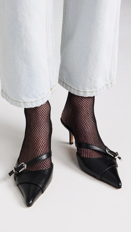 Paris Texas Ashley Embellished Mule Heels - Image 2