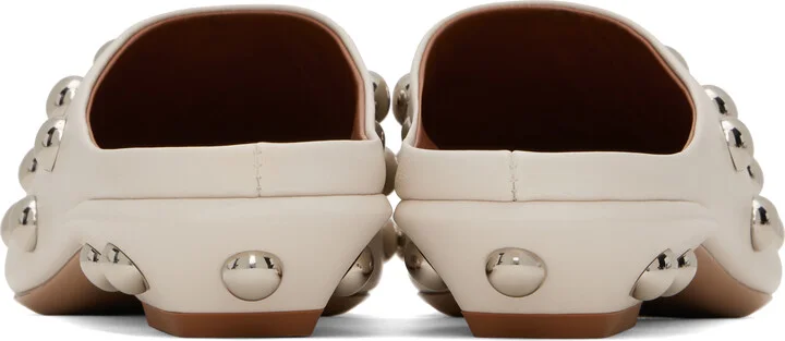 Paris Texas Beige Belle Sabot Loafers - Image 2