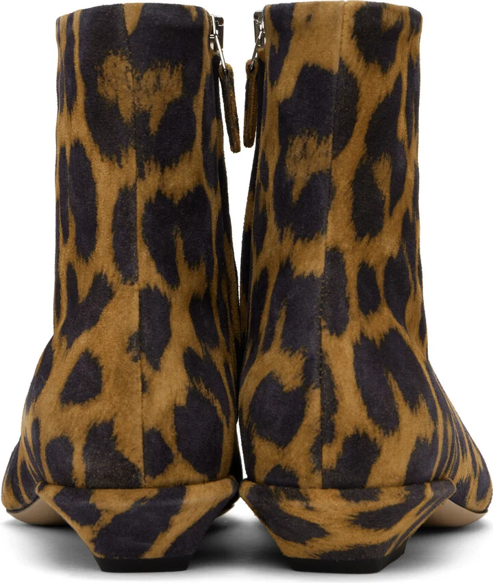 Paris Texas Beige & Black Bettina 25 Ankle Boots - Image 2