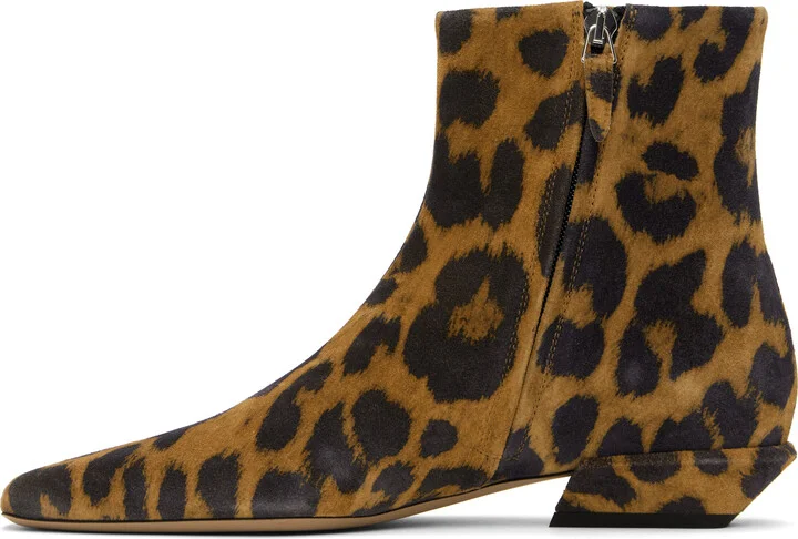 Paris Texas Beige & Black Bettina 25 Ankle Boots - Image 3