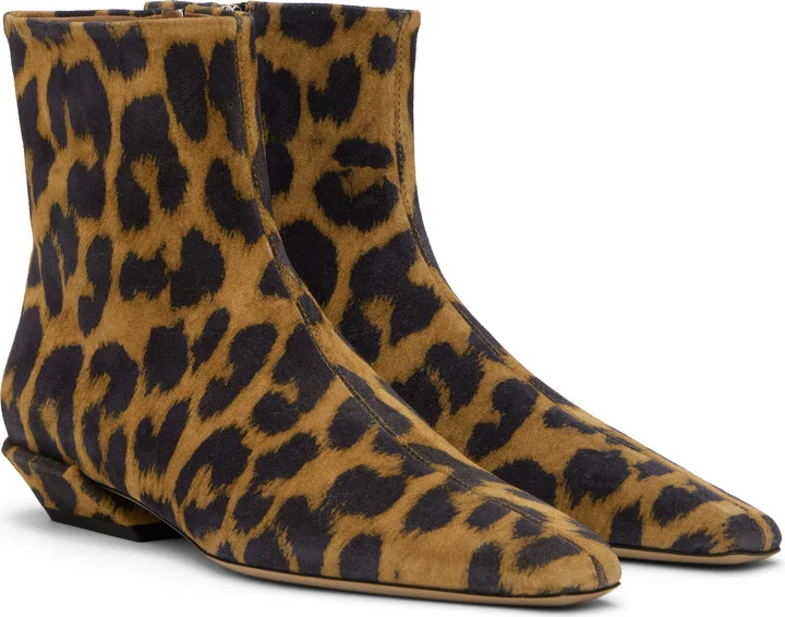 Paris Texas Beige & Black Bettina 25 Ankle Boots - Image 4