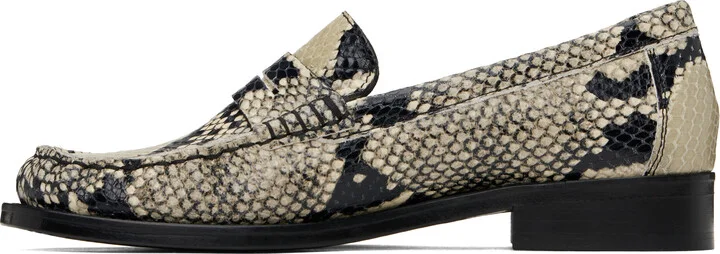Paris Texas Beige & Black Dylan 20 Loafers - Image 3