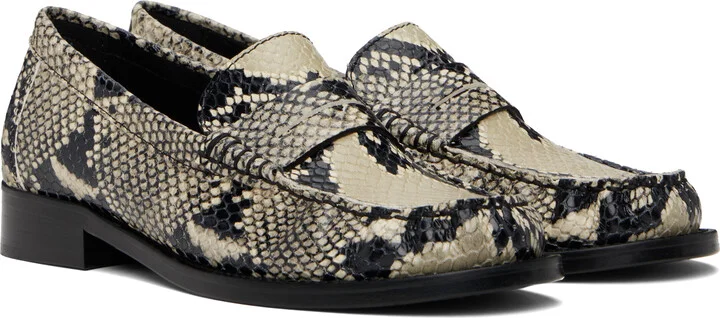 Paris Texas Beige & Black Dylan 20 Loafers - Image 4