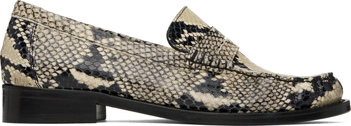 Paris Texas Beige & Black Dylan 20 Loafers