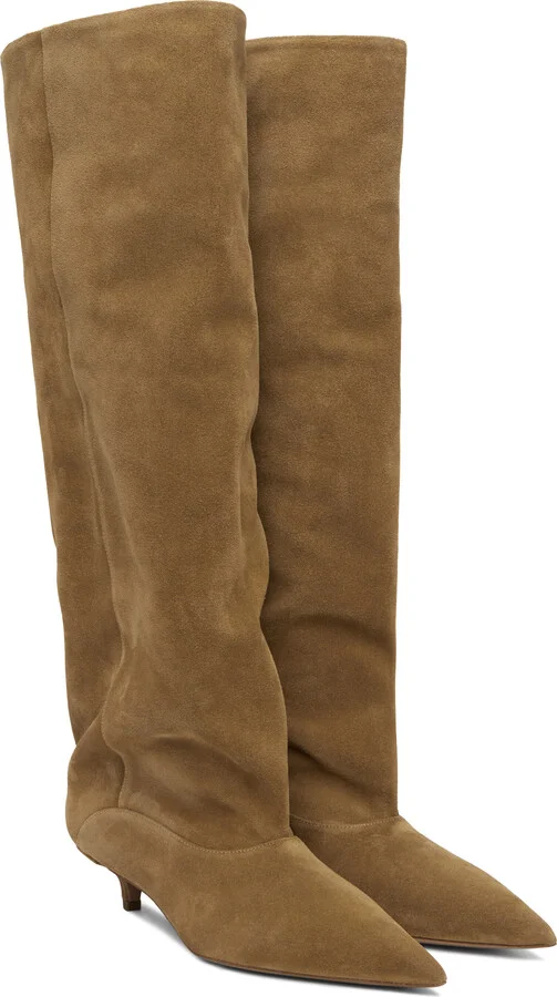 Paris Texas Beige Ines 35 Tall Boots - Image 4