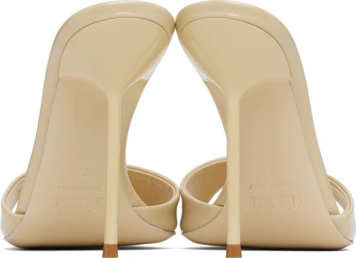 Paris Texas Beige Lidia Mules - Image 2