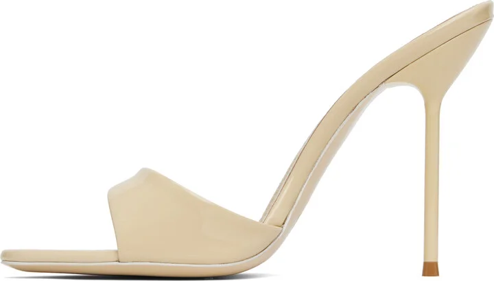 Paris Texas Beige Lidia Mules - Image 3