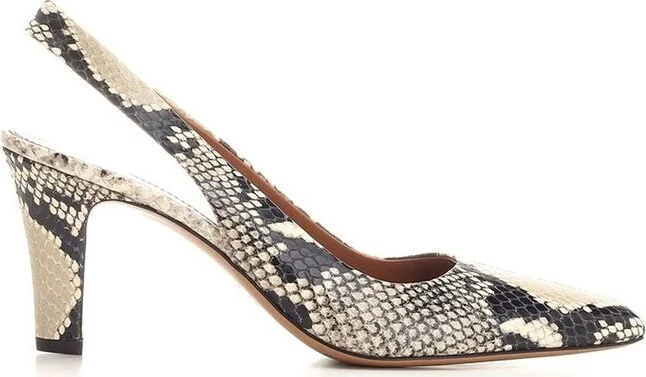 Paris Texas Belle Embossed Slingback Pumps