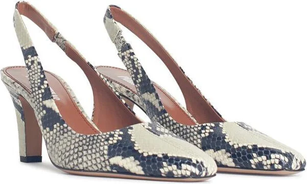 Paris Texas 'Belle' Multicolor Leather Slingbacks - Image 2