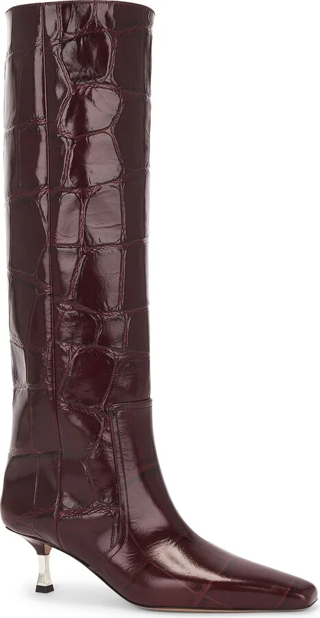 Paris Texas Bettina Boot 55 in Burgundy - Image 2