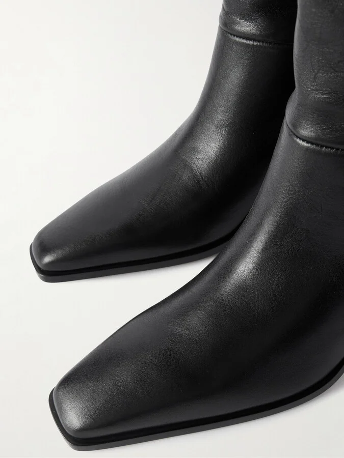 Paris Texas - Bettina Leather Ankle Boots - Black - Image 4