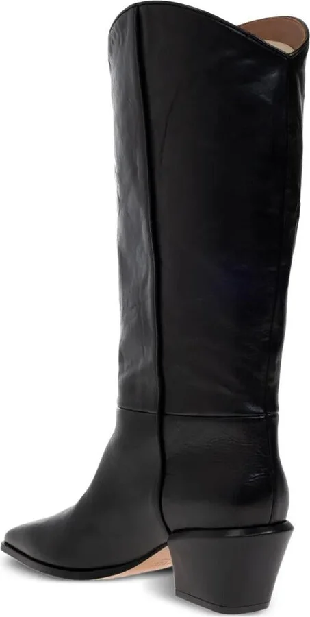 Paris Texas Bettina Leather Pointed Toe Boots 50Mm - Image 4