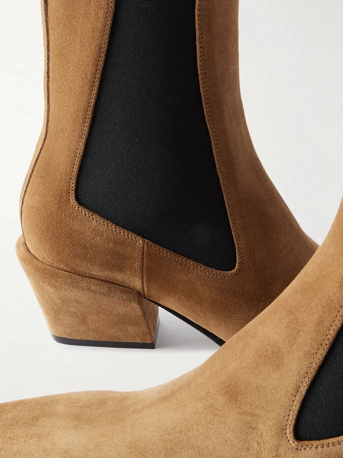 Paris Texas - Bettina Suede Ankle Boots - Brown - Image 4