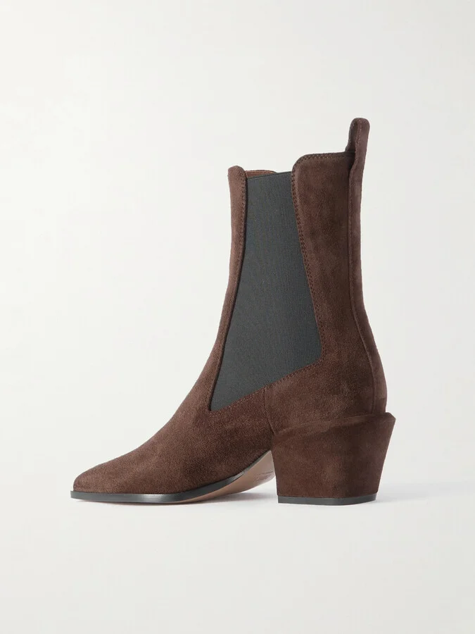 Paris Texas - Bettina Suede Ankle Boots - Brown - Image 3