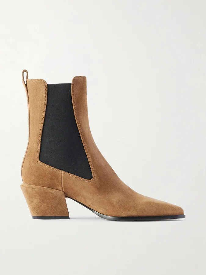 Paris Texas - Bettina Suede Ankle Boots - Brown